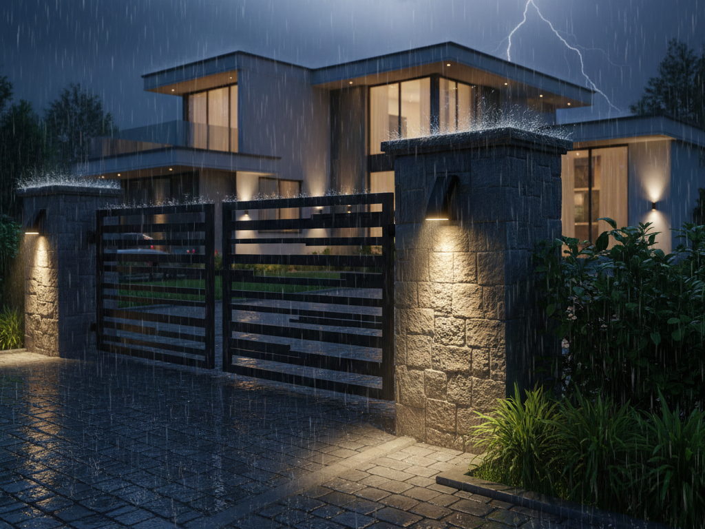 Waterproof LED Outdoor Gate Lights for Home: Baarish Ho ya Toofan, Aapke Ghar ki Shaan Rahegi Barkarar