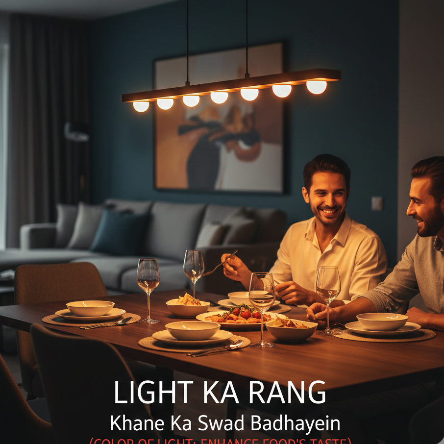 Contemporary Glass Hanging Lights for Dining Table: Khane ki Table ko Banayein Luxury Dining Experience
